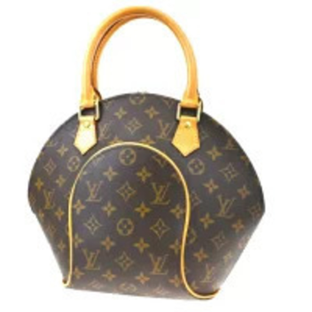 Louis Vuitton Ellipse Top Handle Bag Monogram Leather Brown